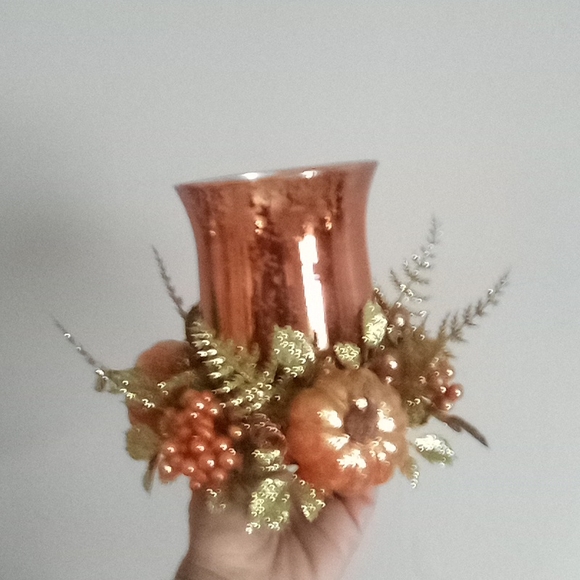 Sparkling Fall Themed Centerpiece Arrangement BNIB - Picture 13 of 14